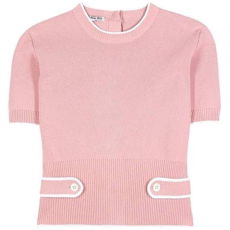 miu miu pink top|Women's Designer Shirts, Tops and Blouses .